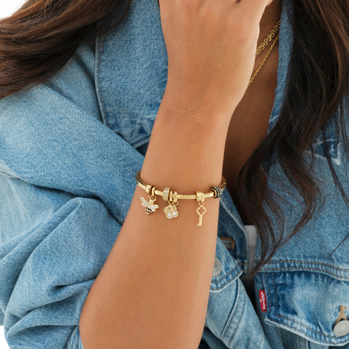 Pavé Charm Lock