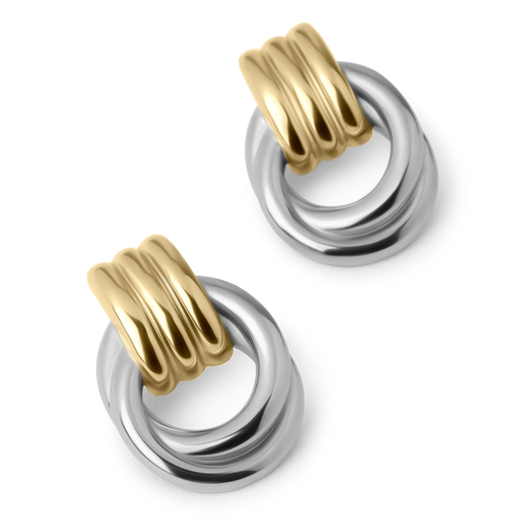 Core Earrings Bicolor