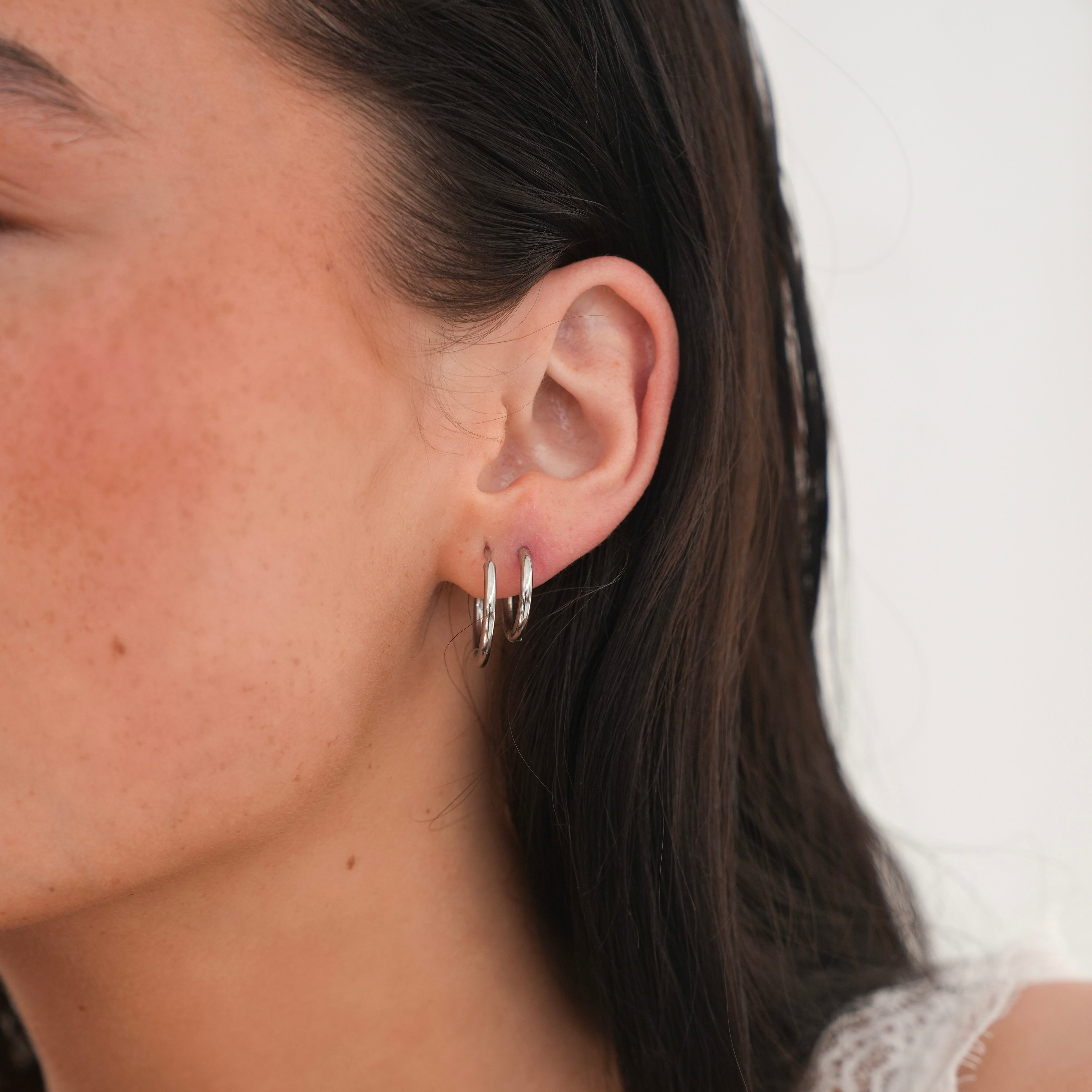 Plain Earrings 15 mm