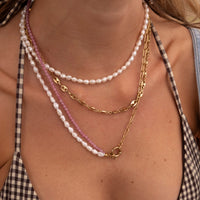 Jelly Necklace Blush