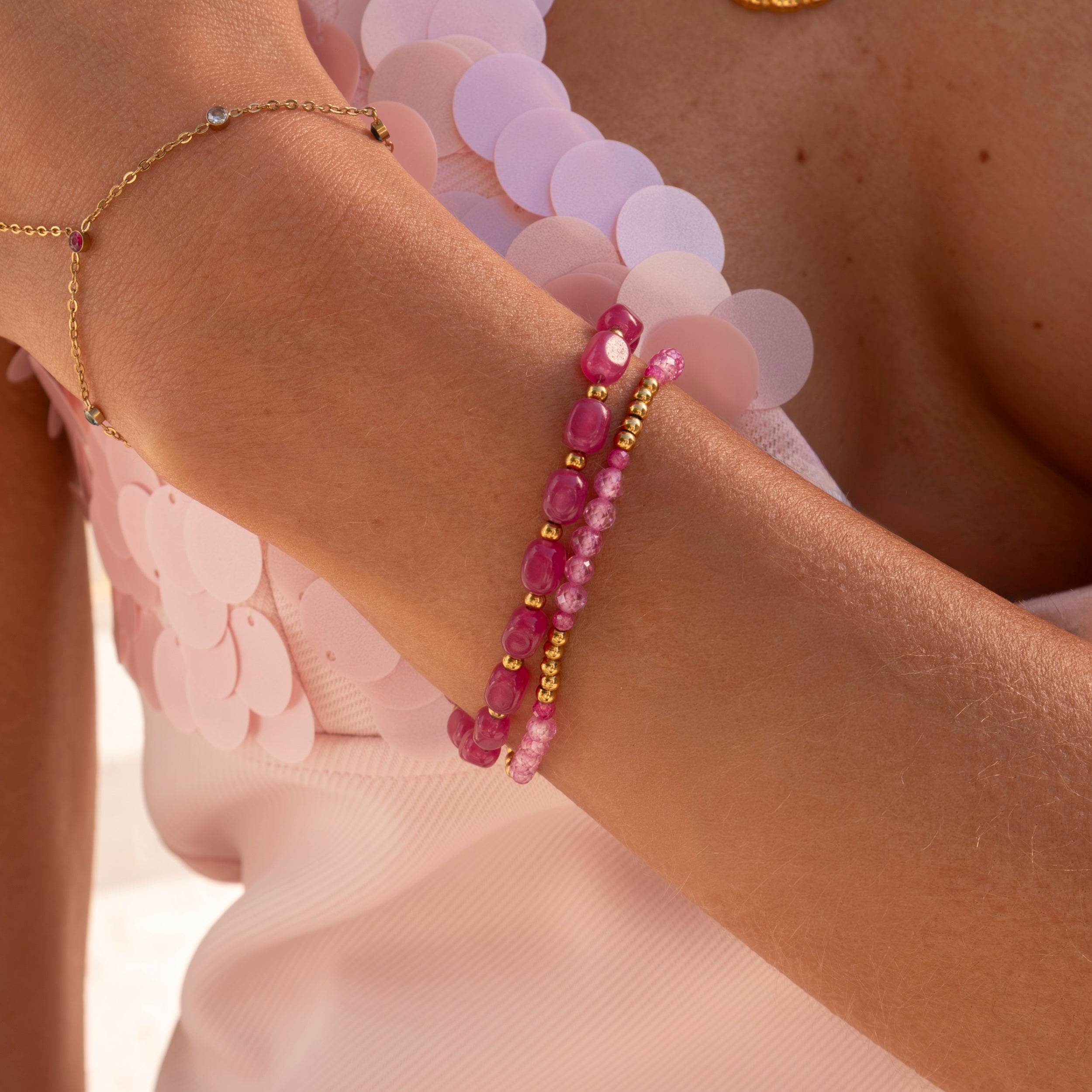 Pop Bracelet Hot Pink