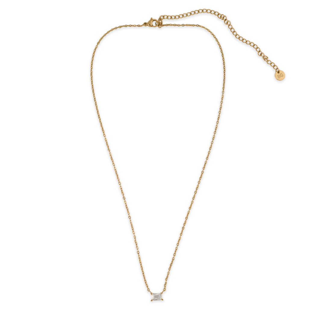 Collier émeraude 6 mm