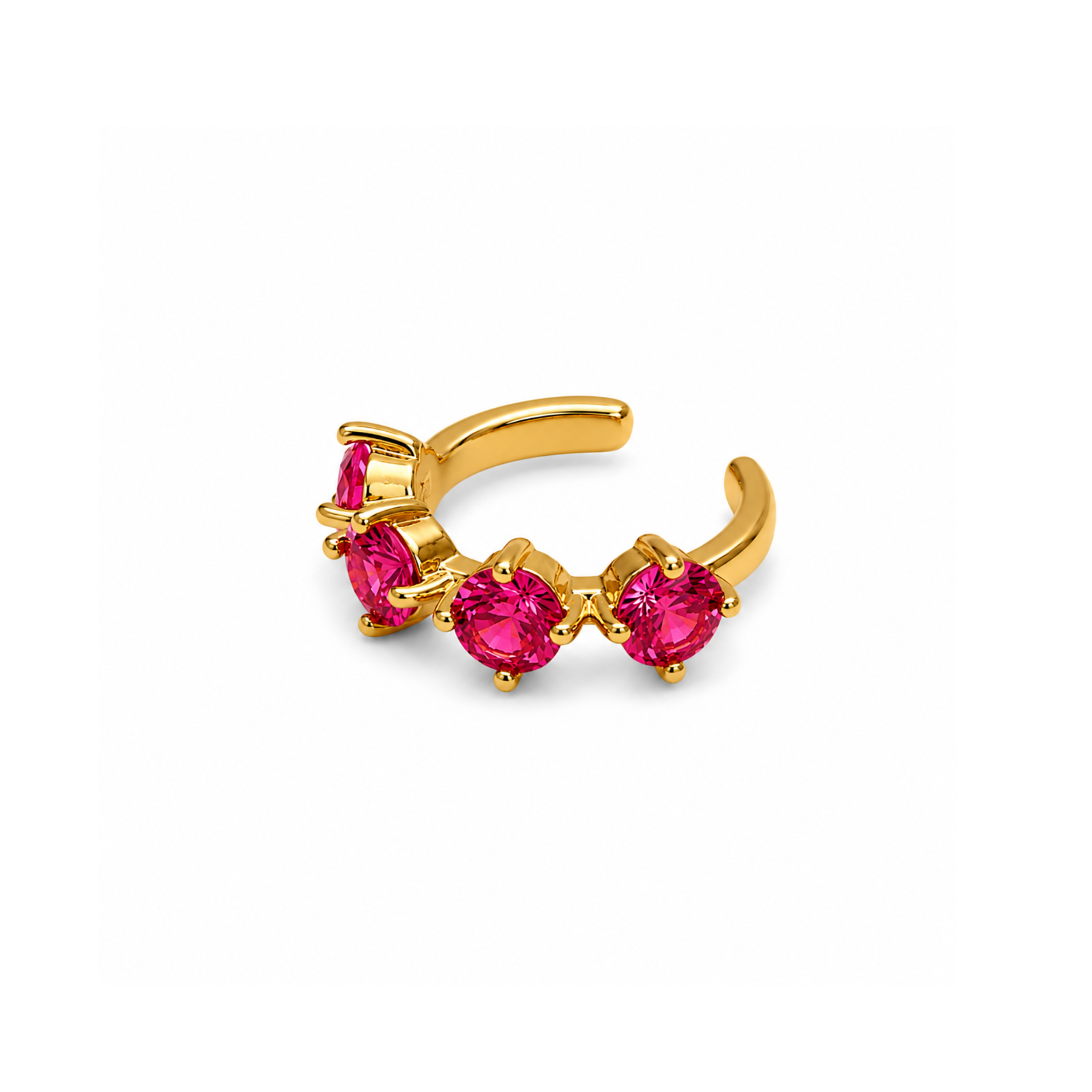Glow Ear Cuff Hot Pink