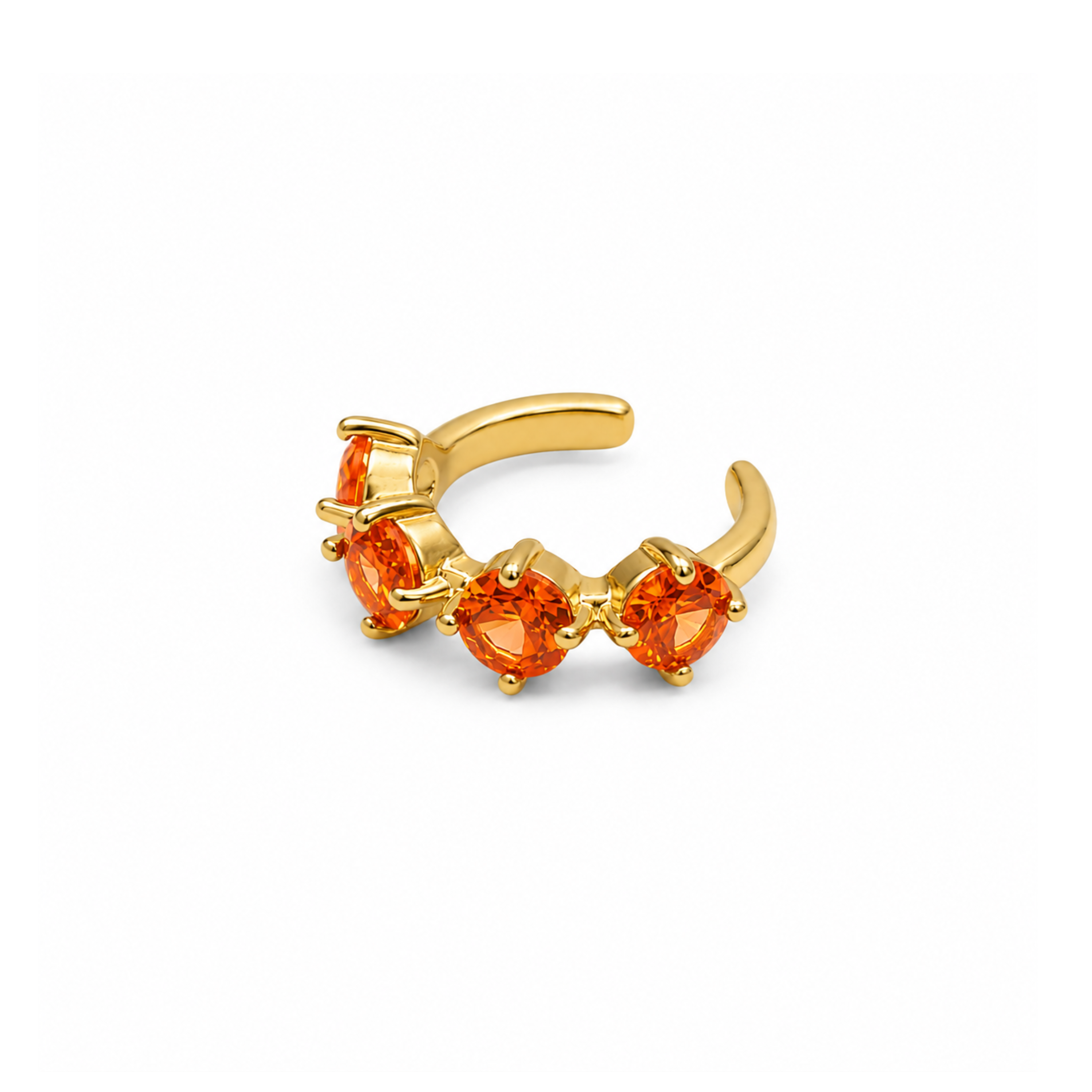 Glow Ear Cuff Orange