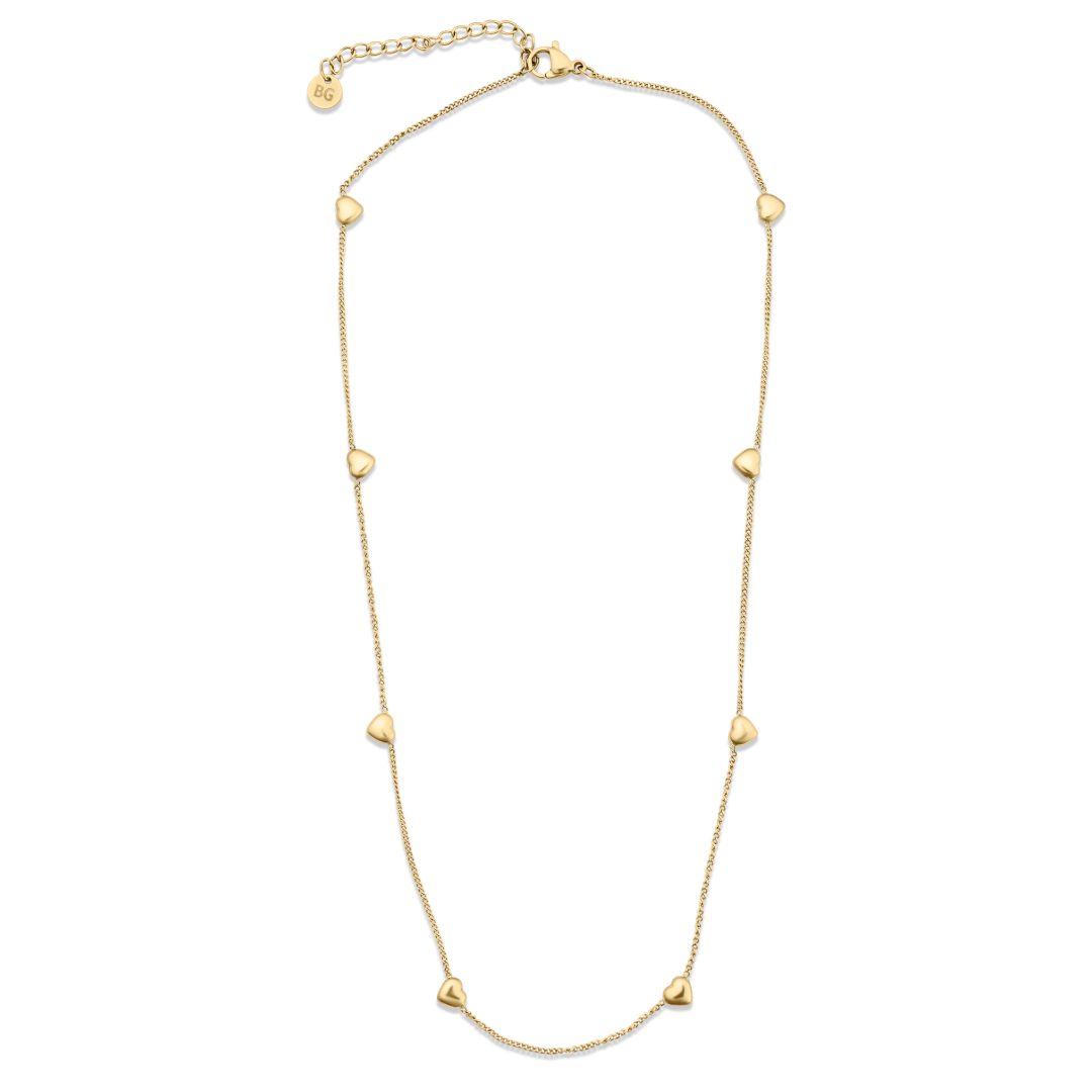 Goldie Hearts Necklace
