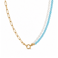 Jelly Necklace Aqua