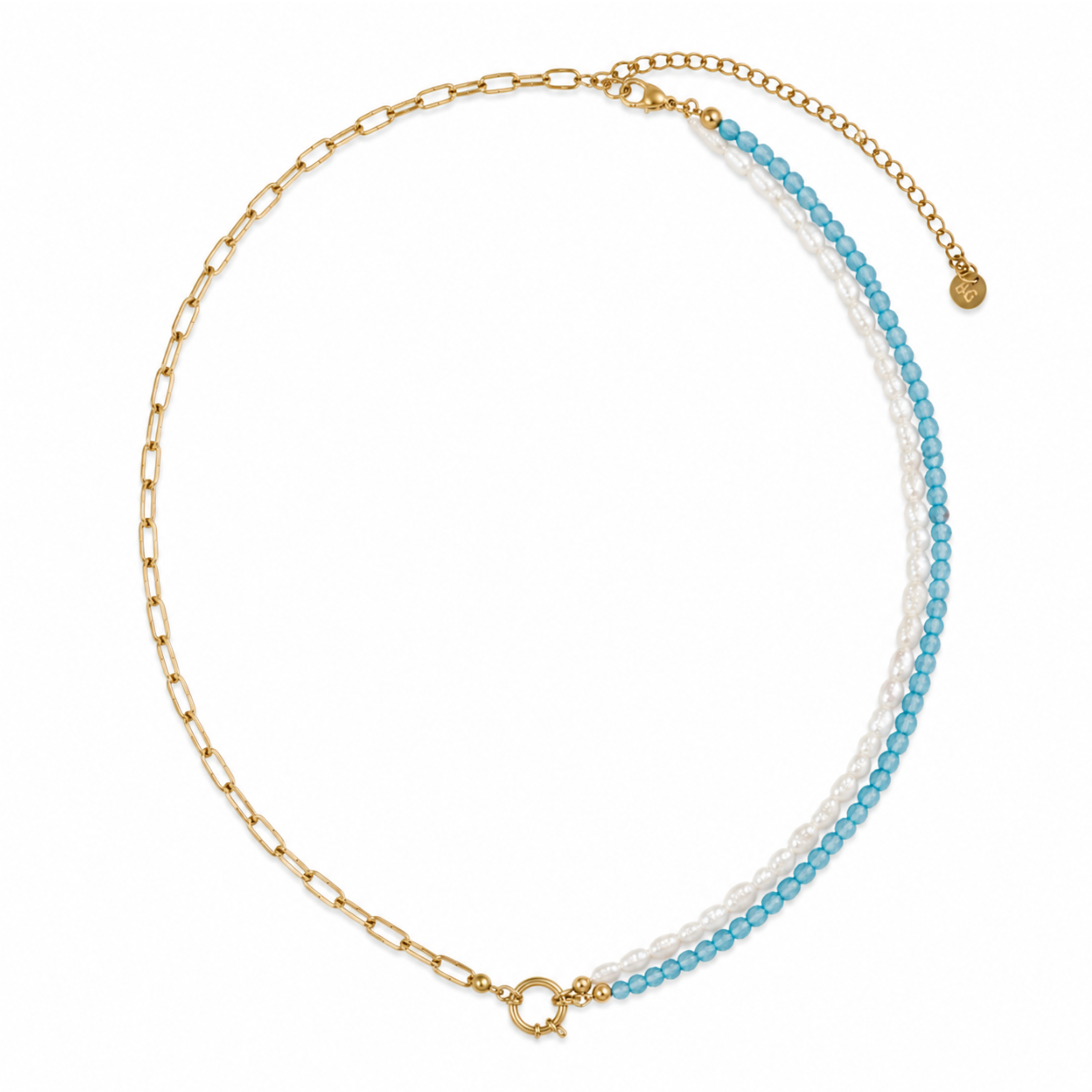Jelly Necklace Aqua