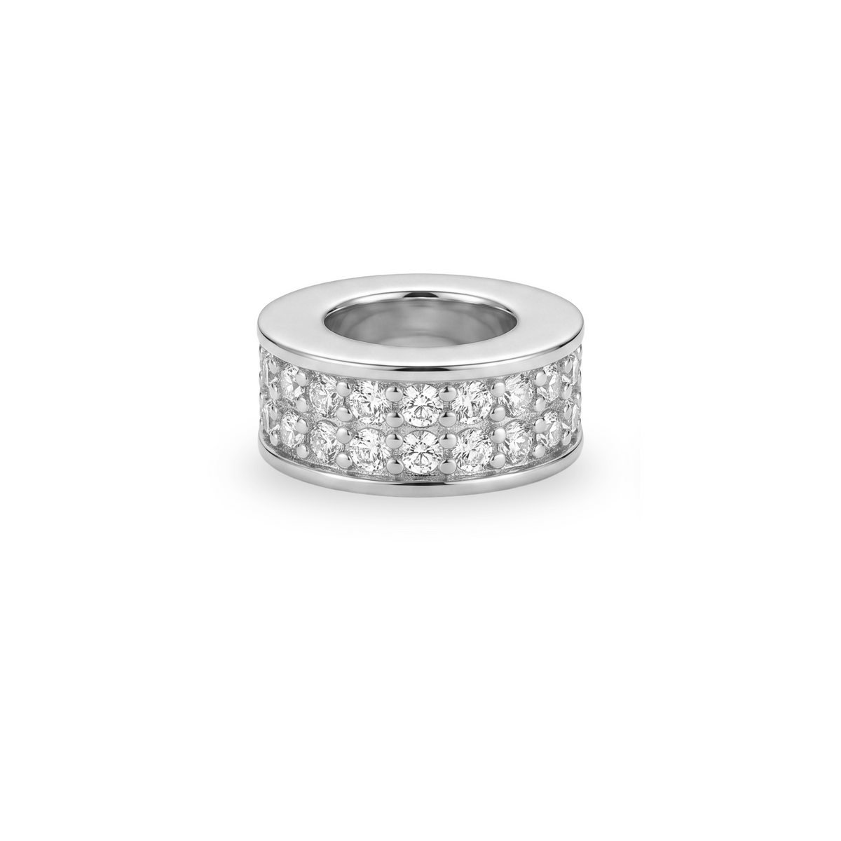 Pavé Charm Lock