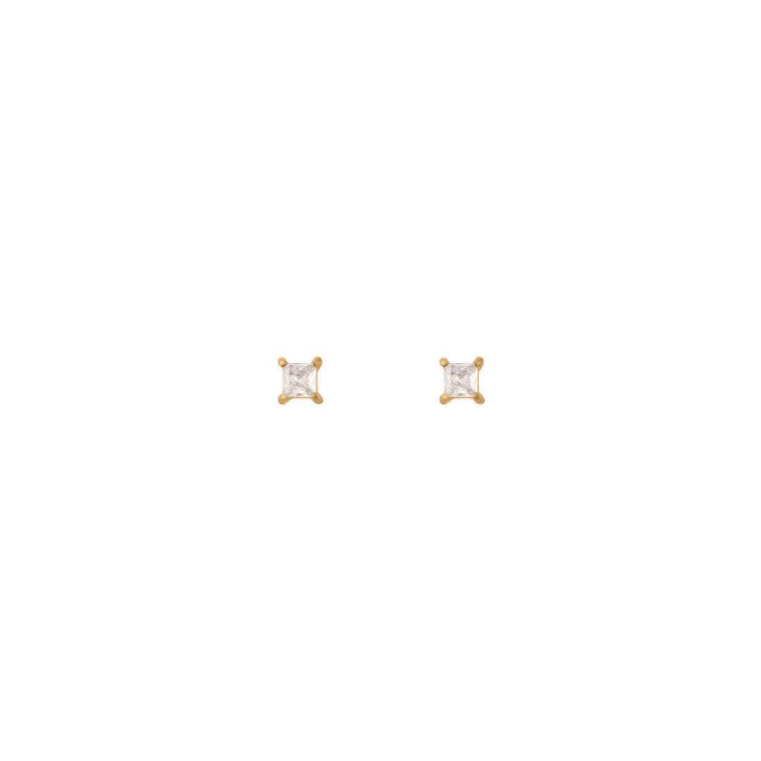 Princess Earrings 3 mm