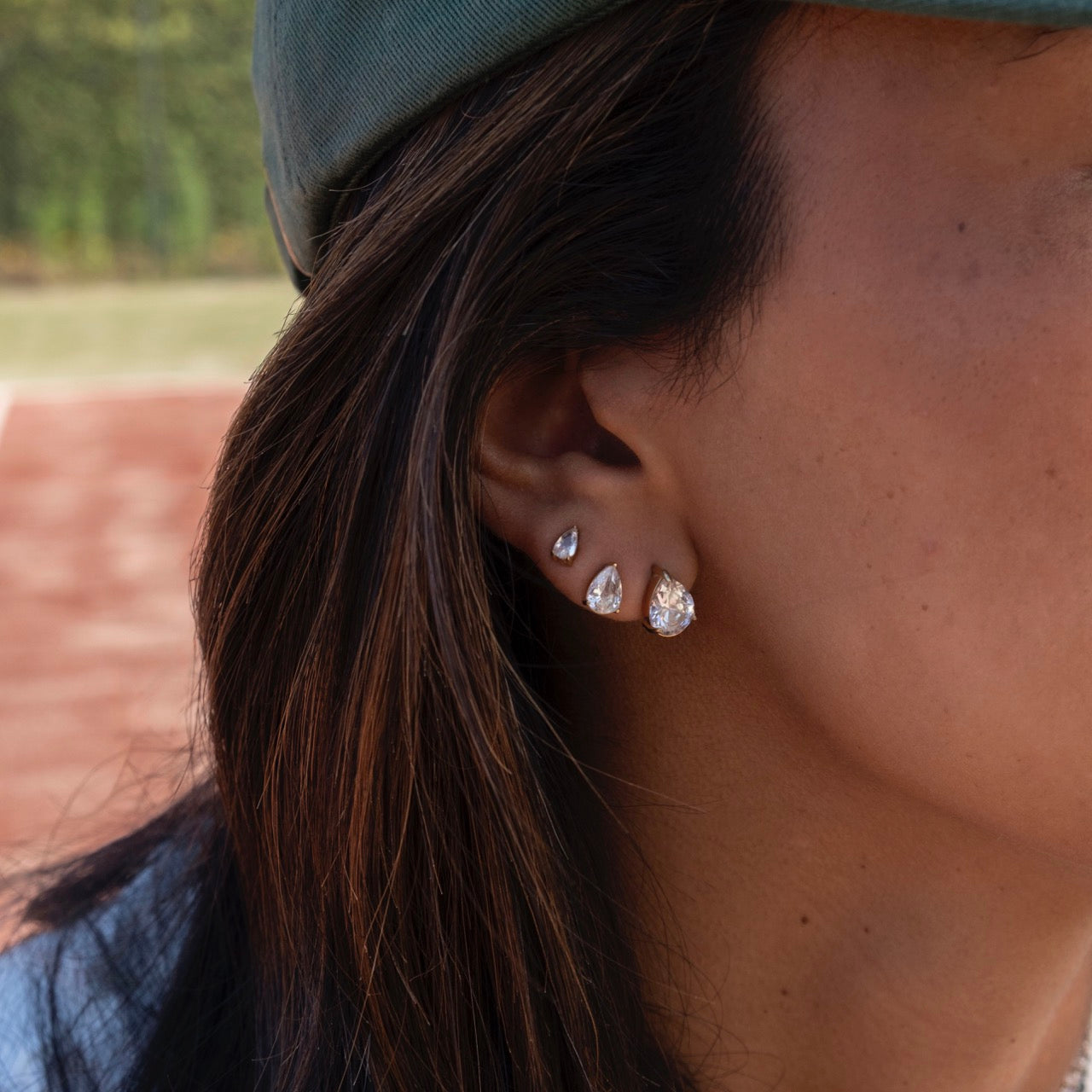 Pear Earrings 10 mm
