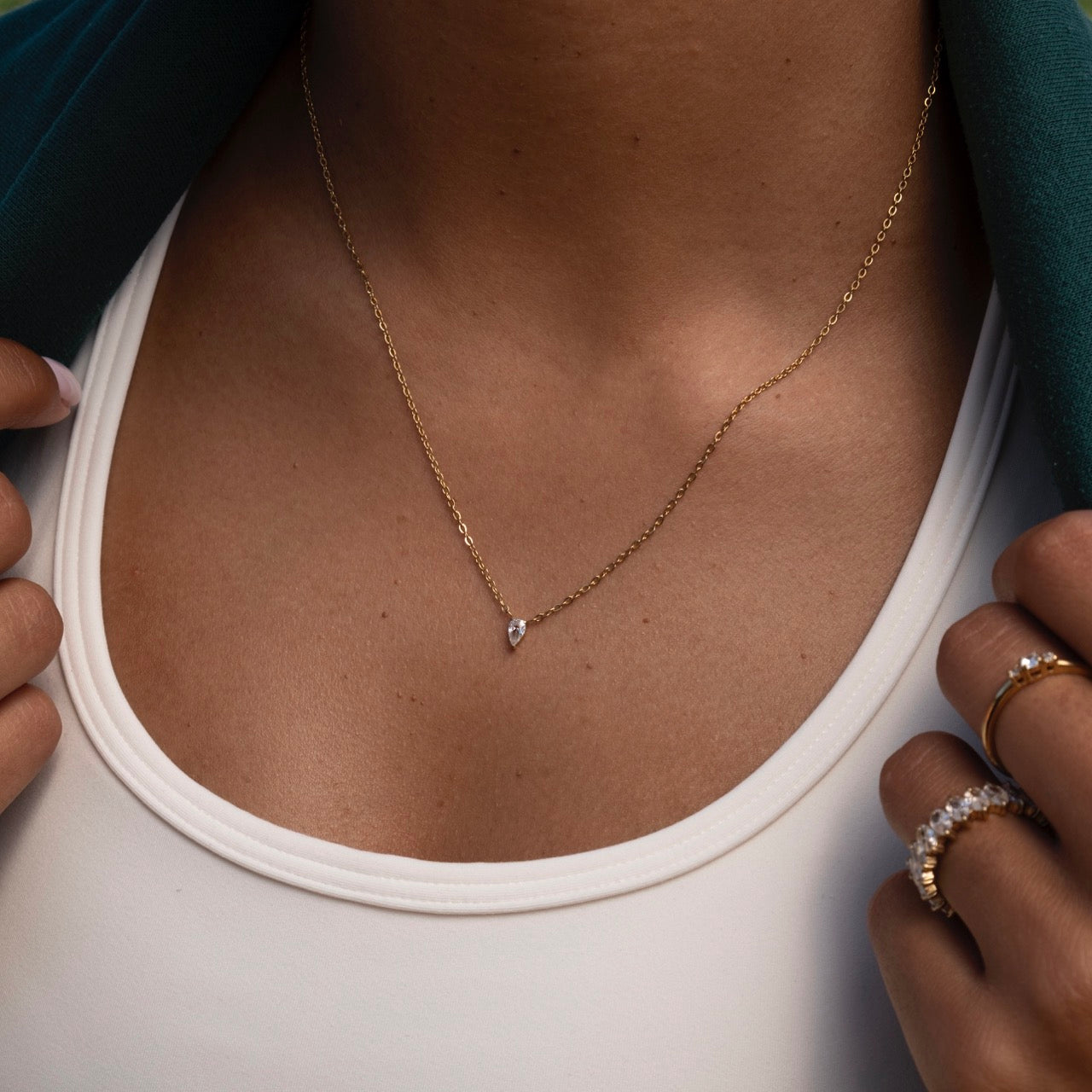 Pear Necklace