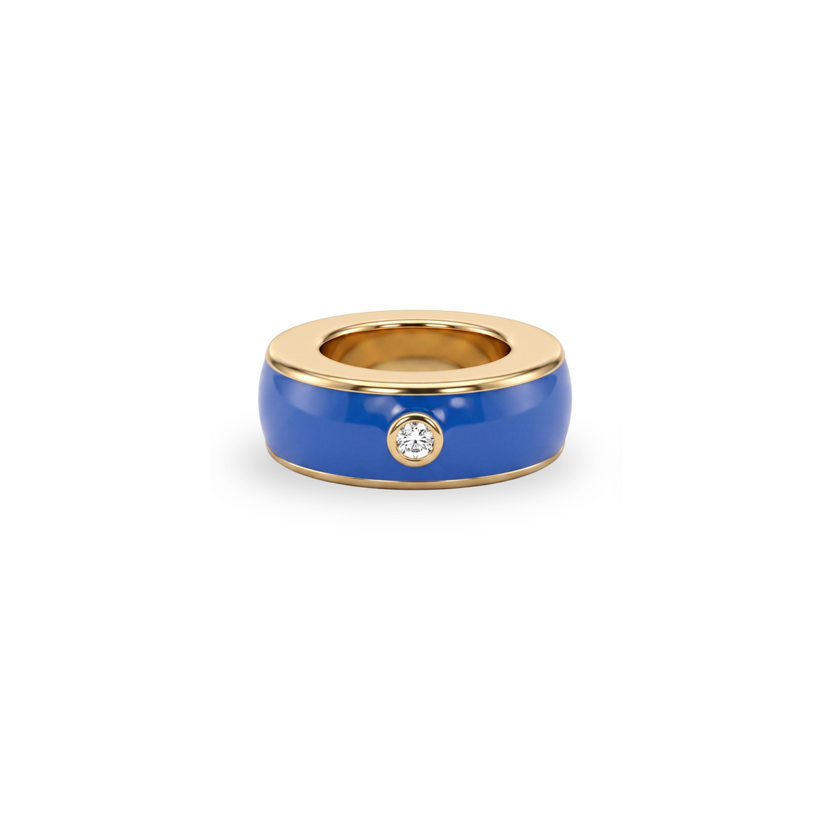Crystal Charm Lock Blue