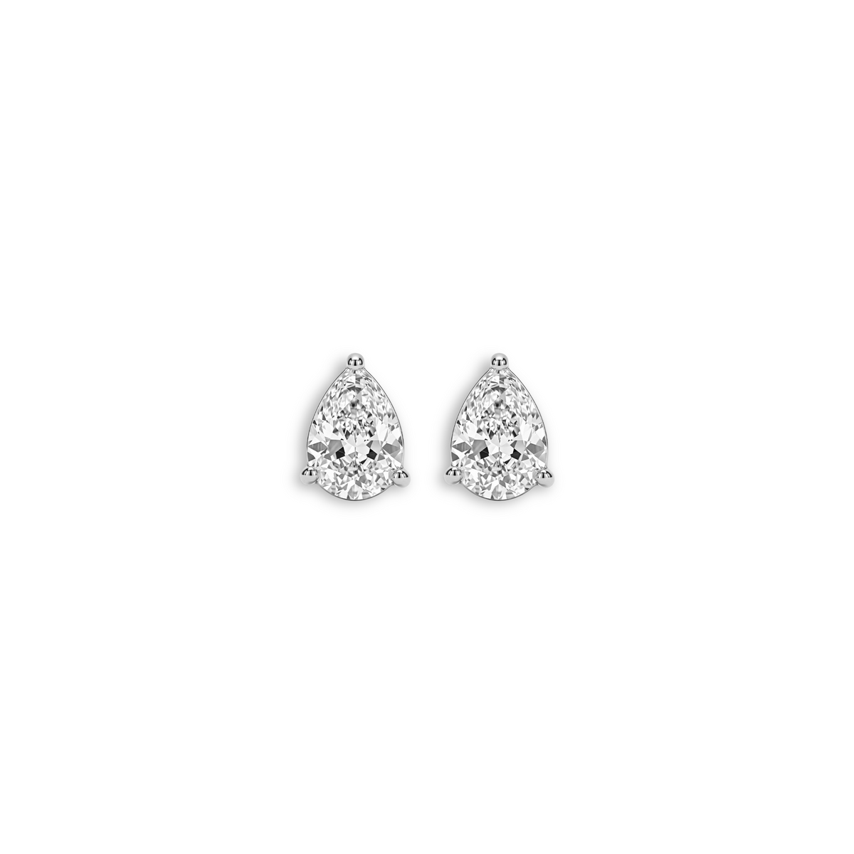 Pear Earrings 10 mm