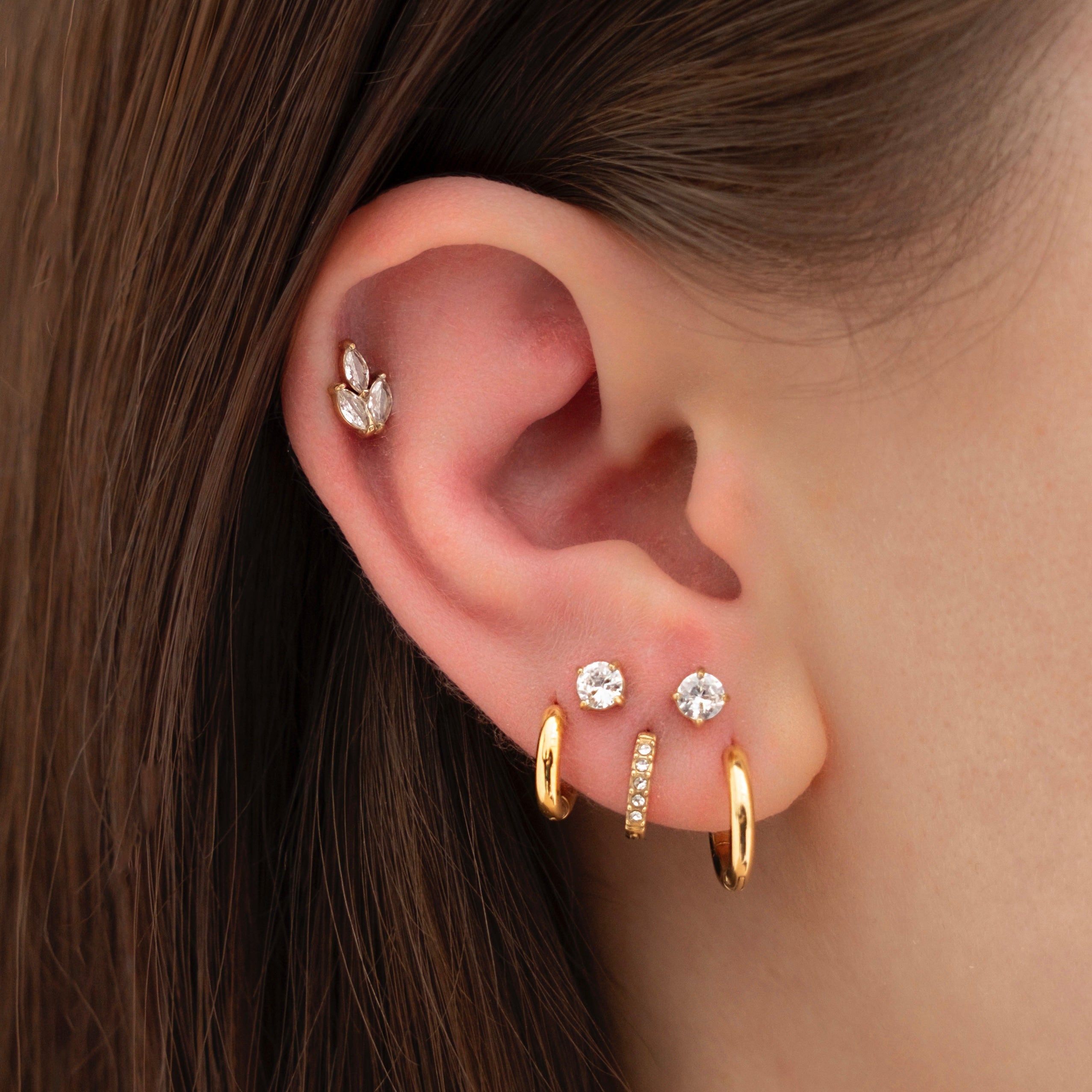 Crystal Flatback Stud