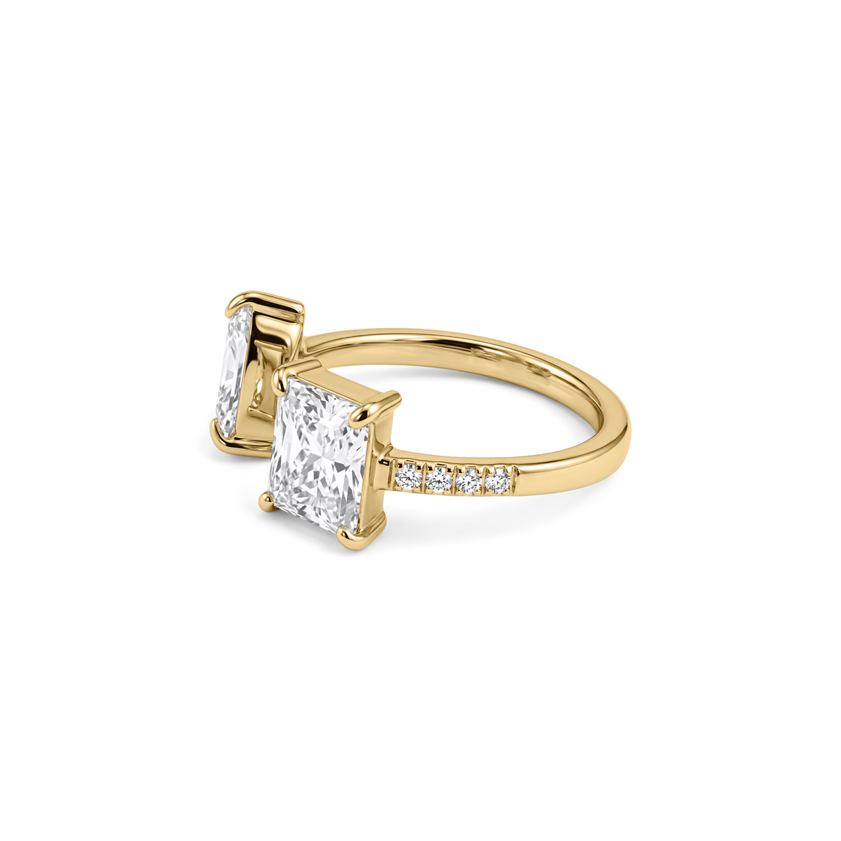 Dual Cut Ring – goud – detail