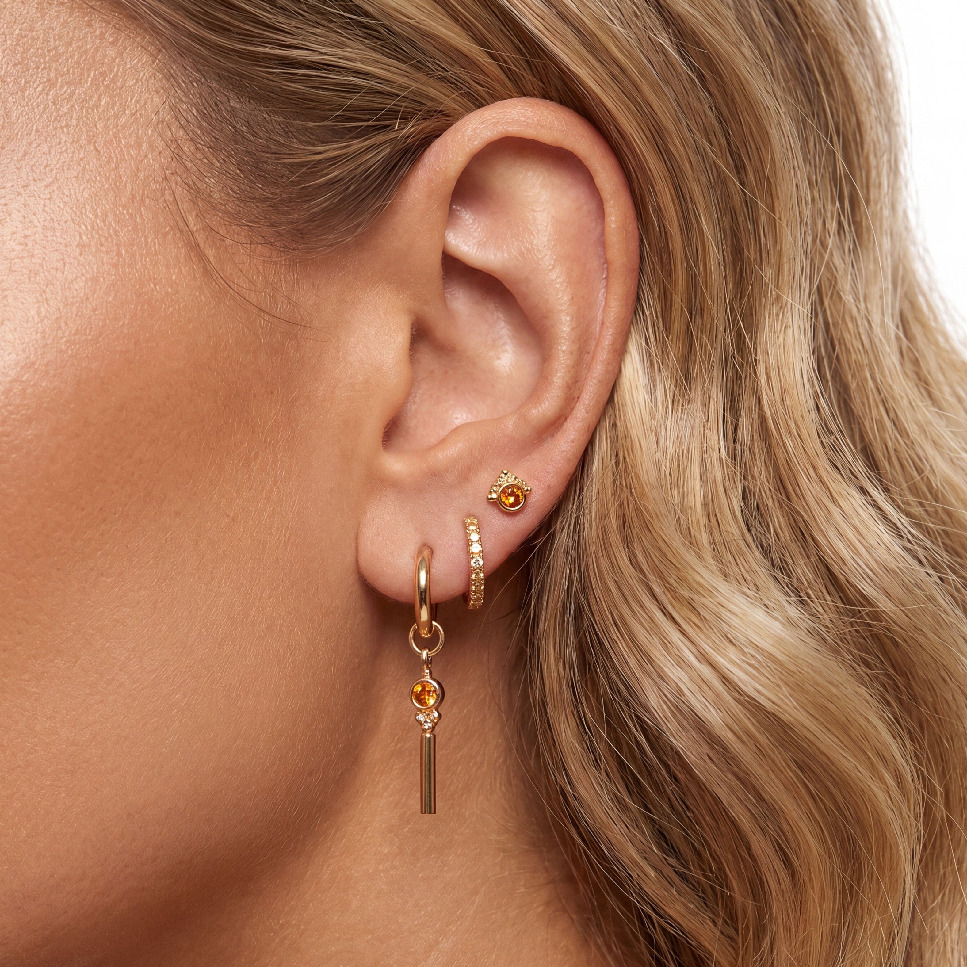 Ella Earrings Orange
