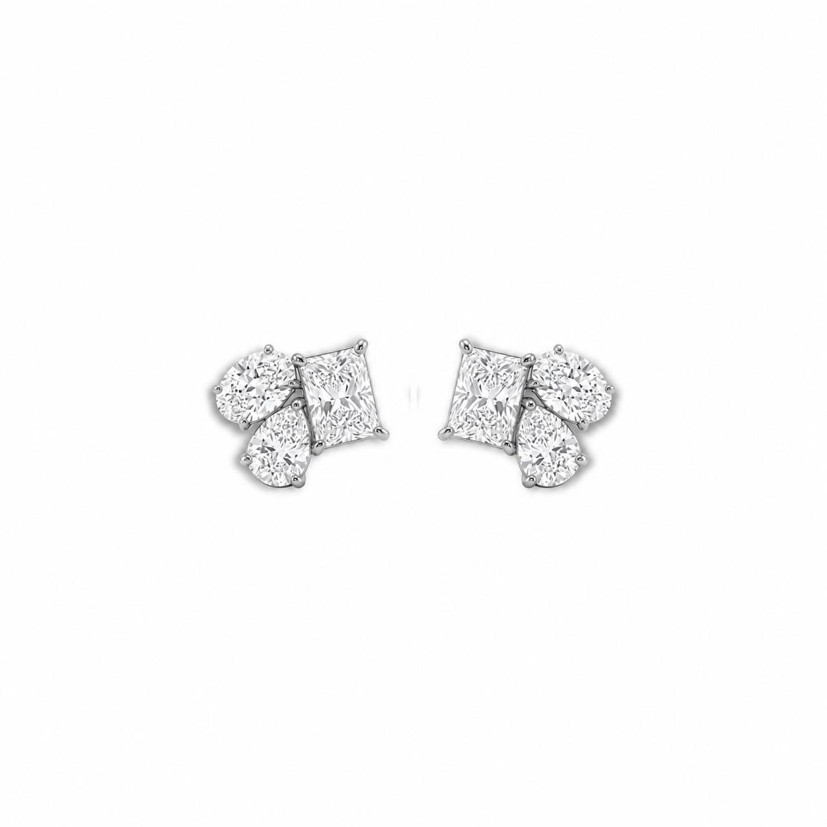 Mosaic Earrings – zilver