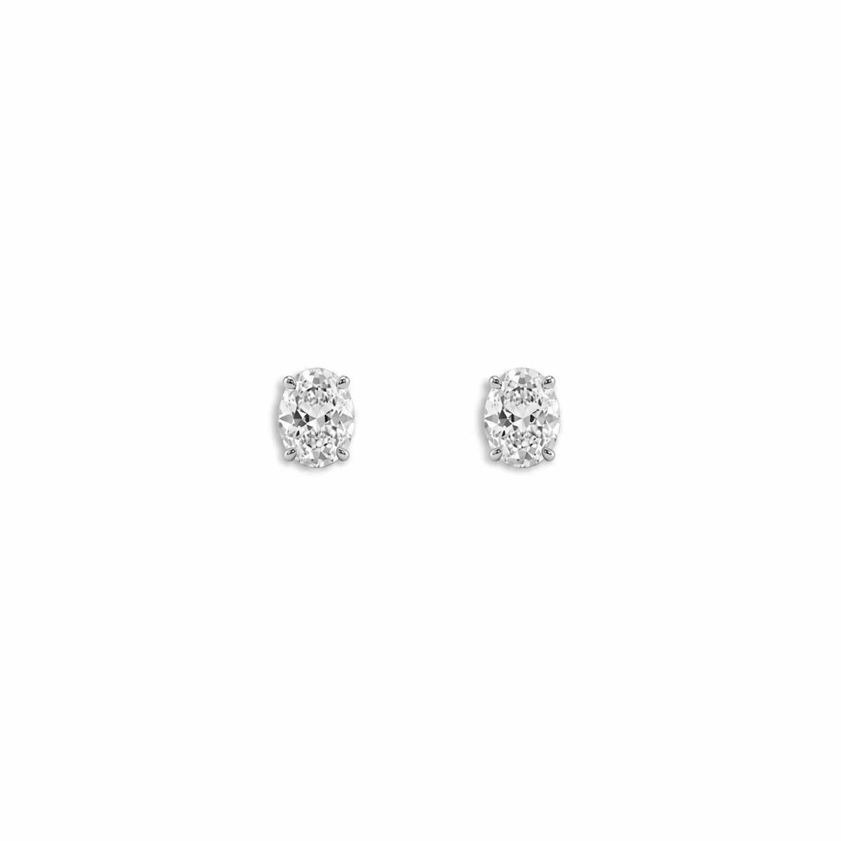 Oval Earrings – zilver