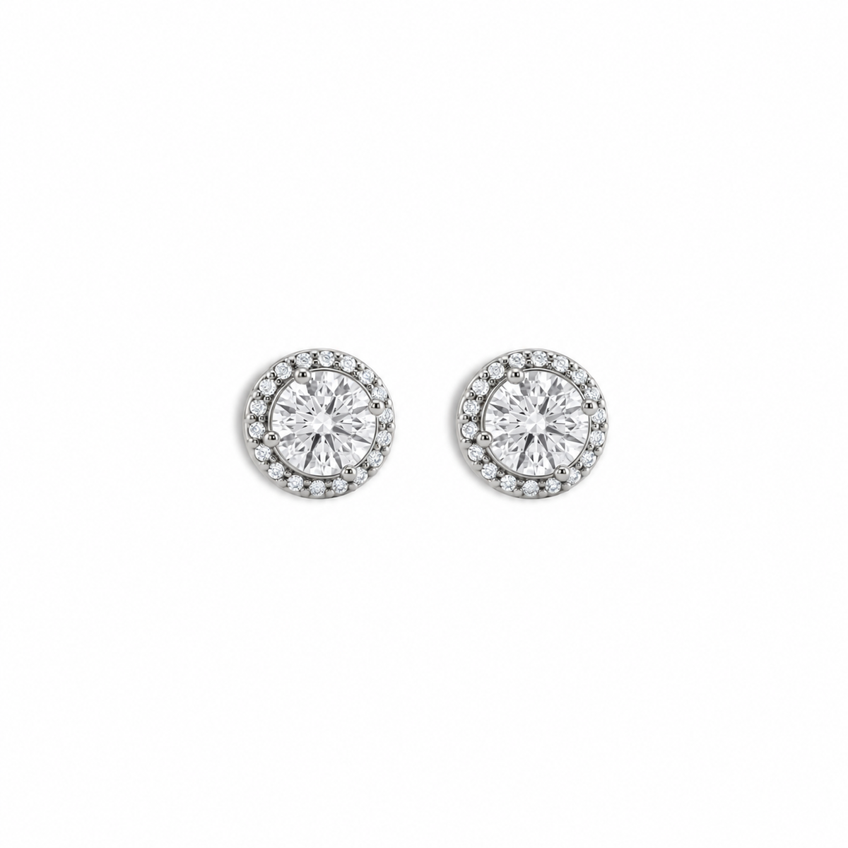Halo Earrings – zilver
