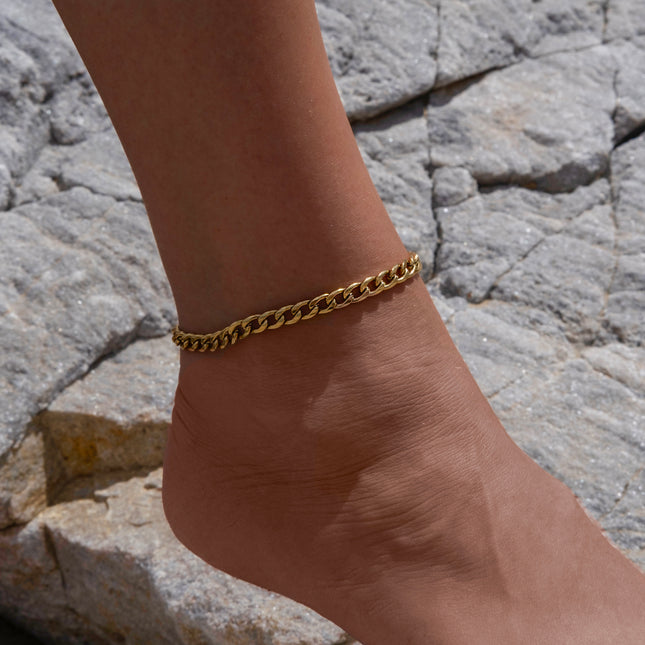 Amber Anklet
