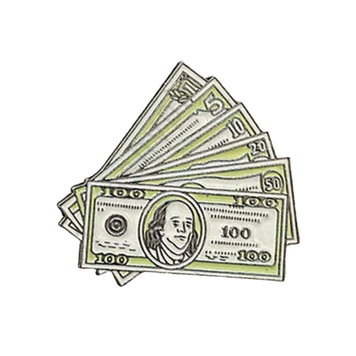 Cash Sticker - Dollar sticker with a luxurious look | Be Golden