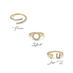 Minimalistische ringen