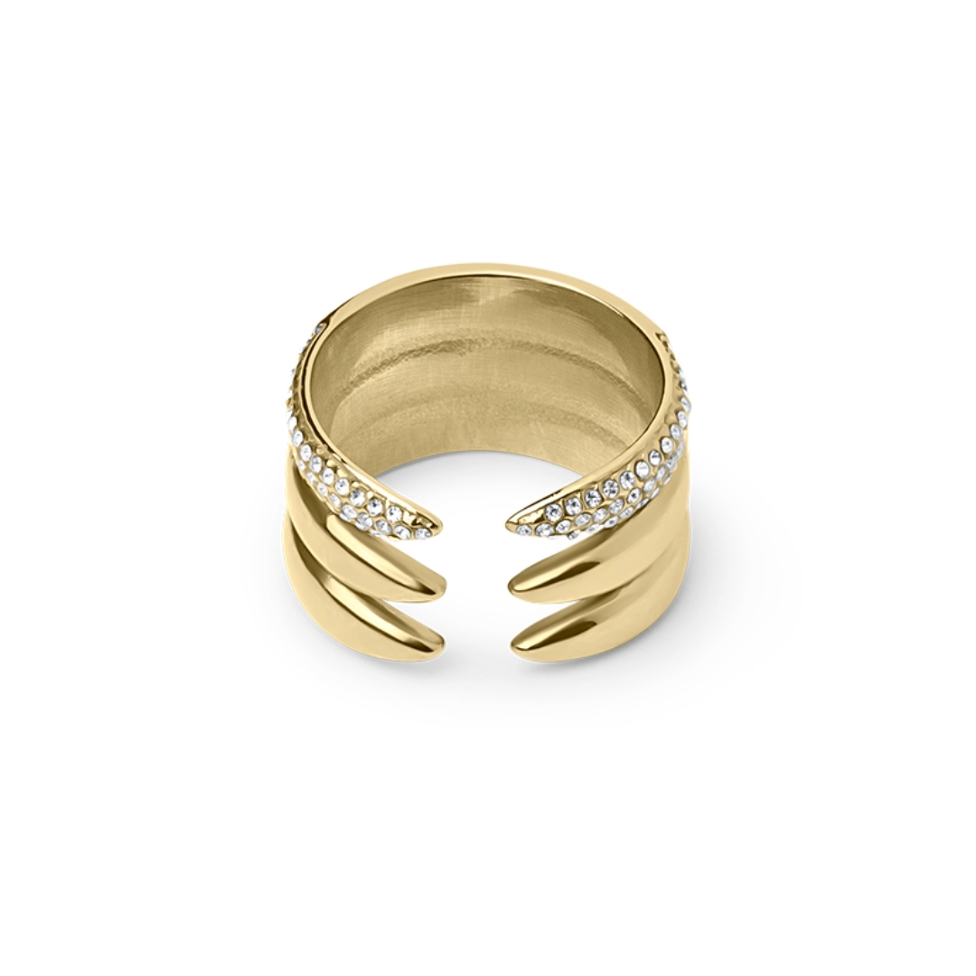 Claw Ring – Statement Ring met Sprankelende Steentjes | Be Golden