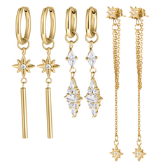 Earrings with pendant