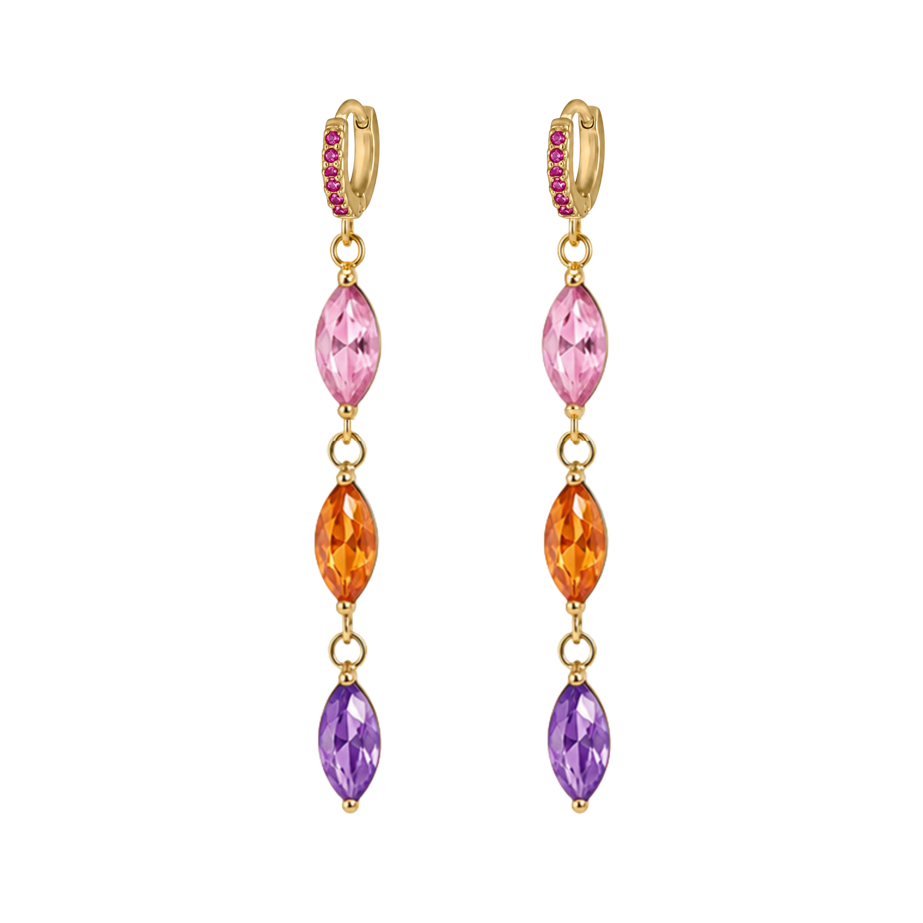 Fizzy Earrings Pink