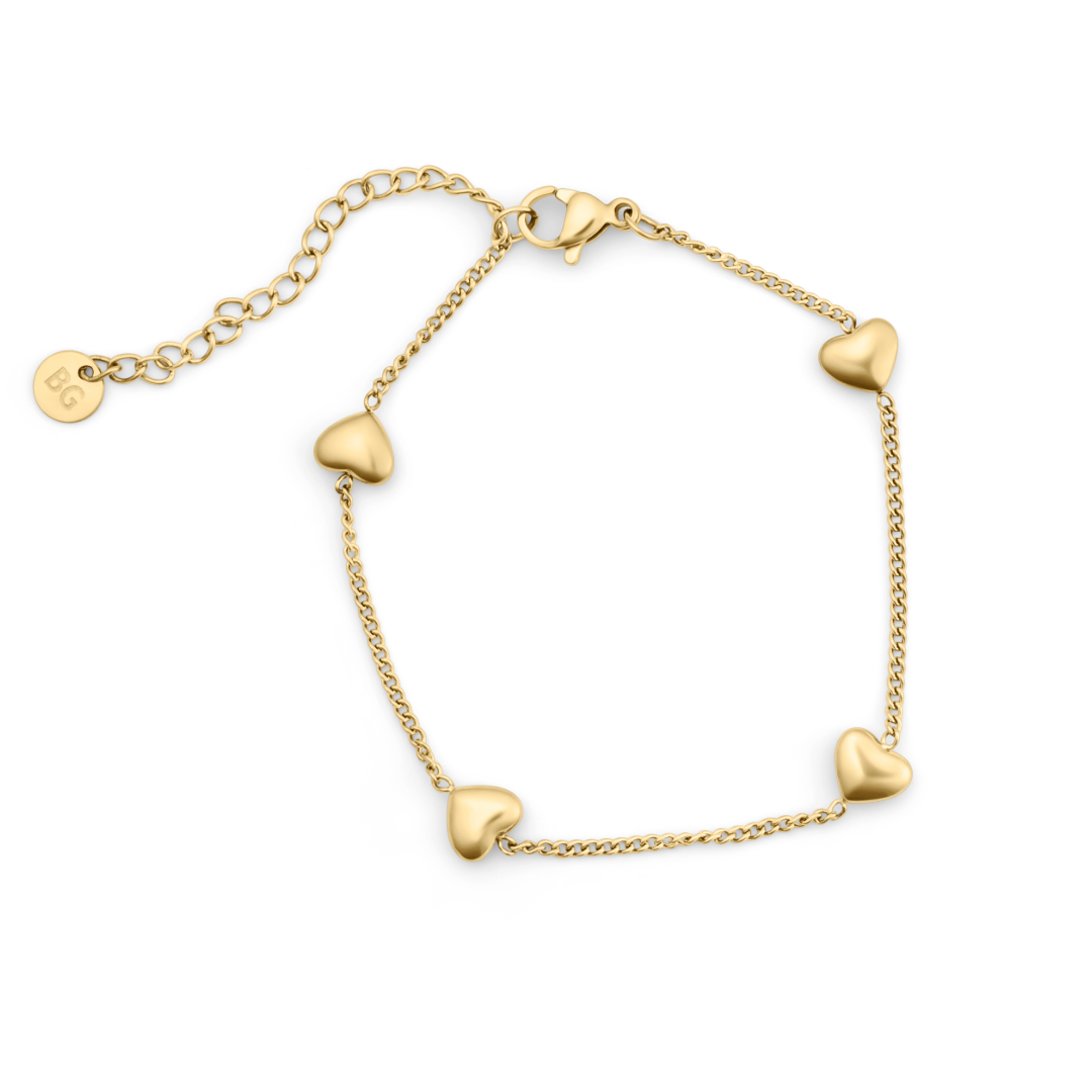 Goldie Hearts Bracelet