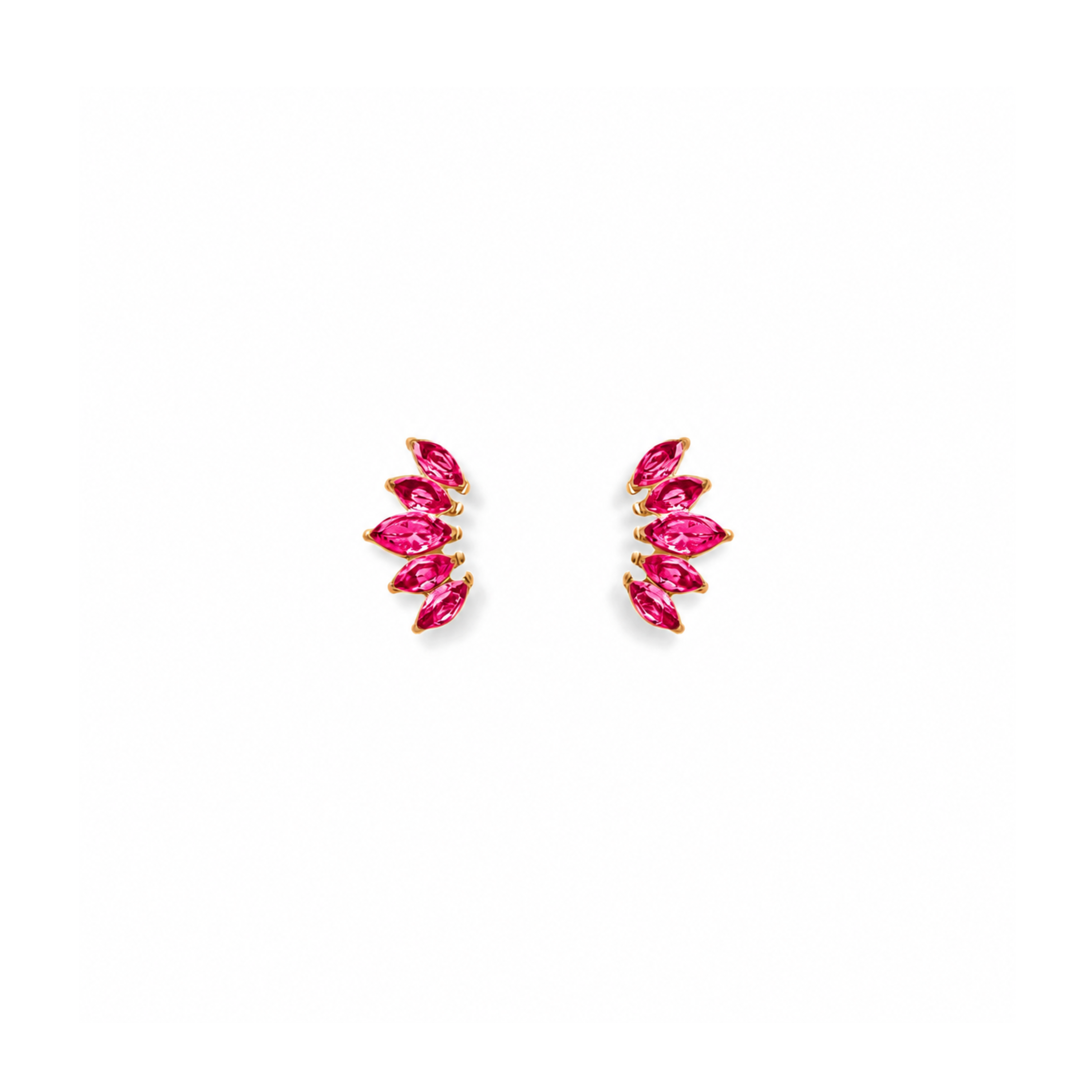Slay Earrings Hot Pink
