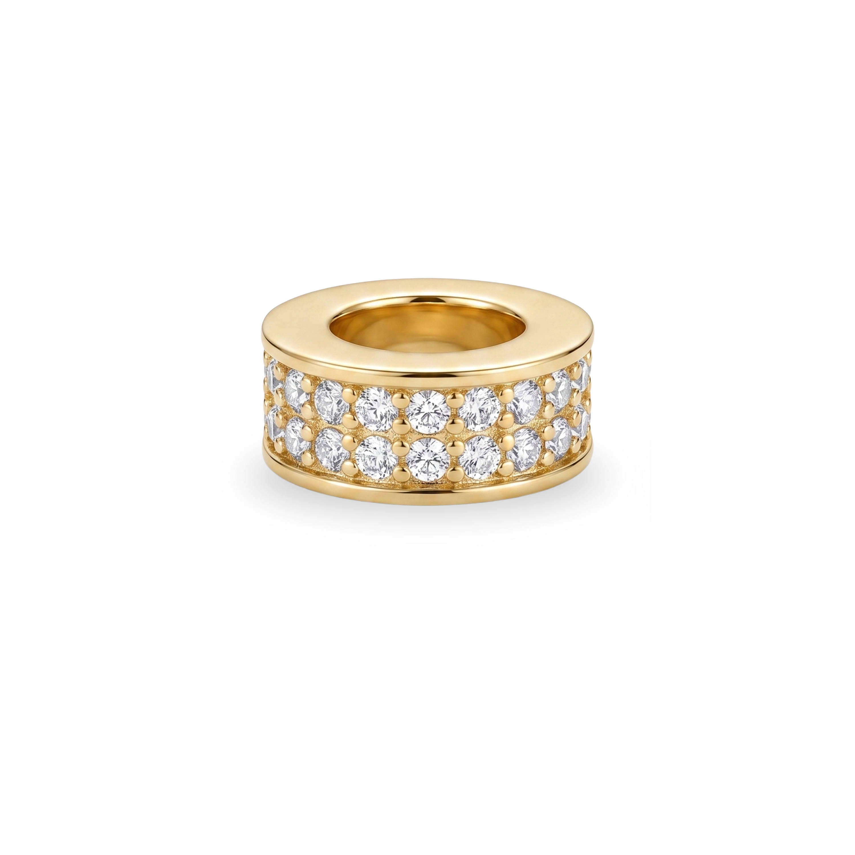 Pavé Charm Lock