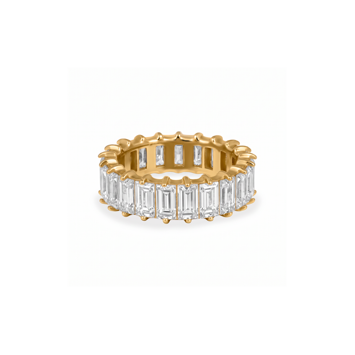 Emerald Band Ring