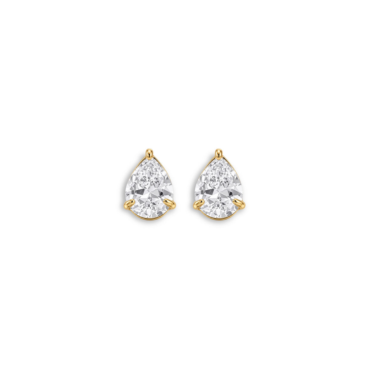 Pear Earrings 10 mm