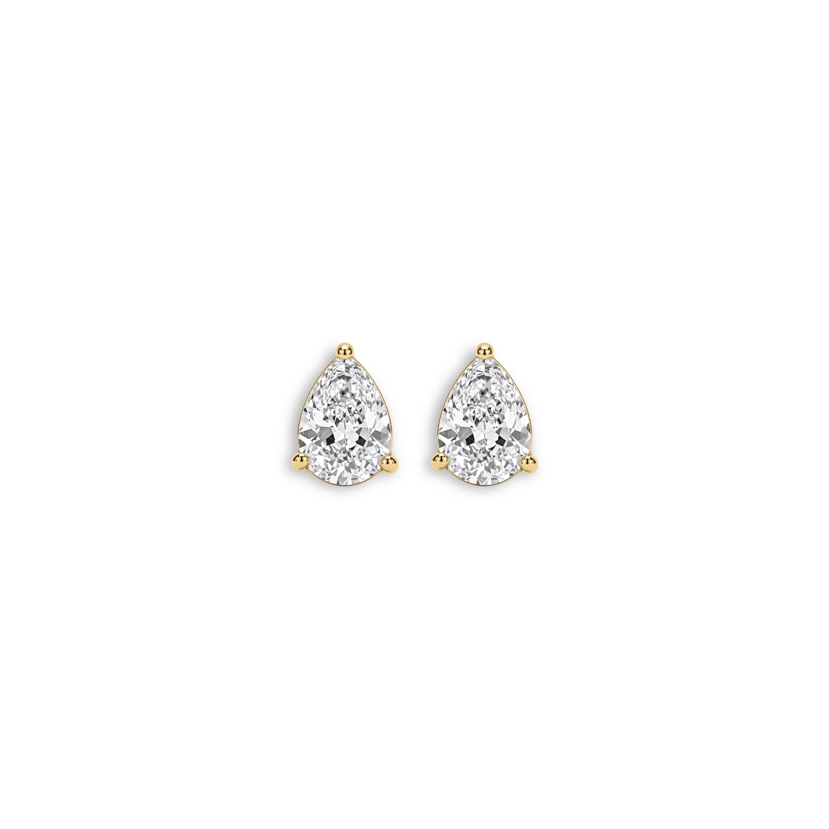 Pear Earrings 7 mm