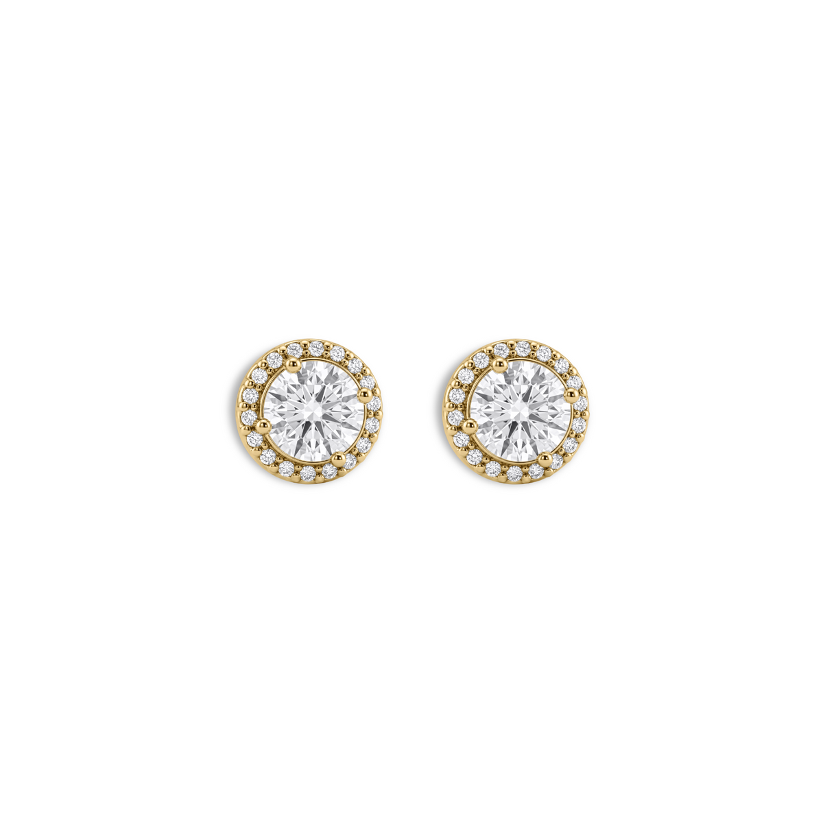Halo Earrings – goud