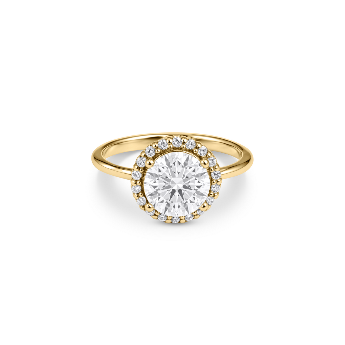 Halo Ring – goud