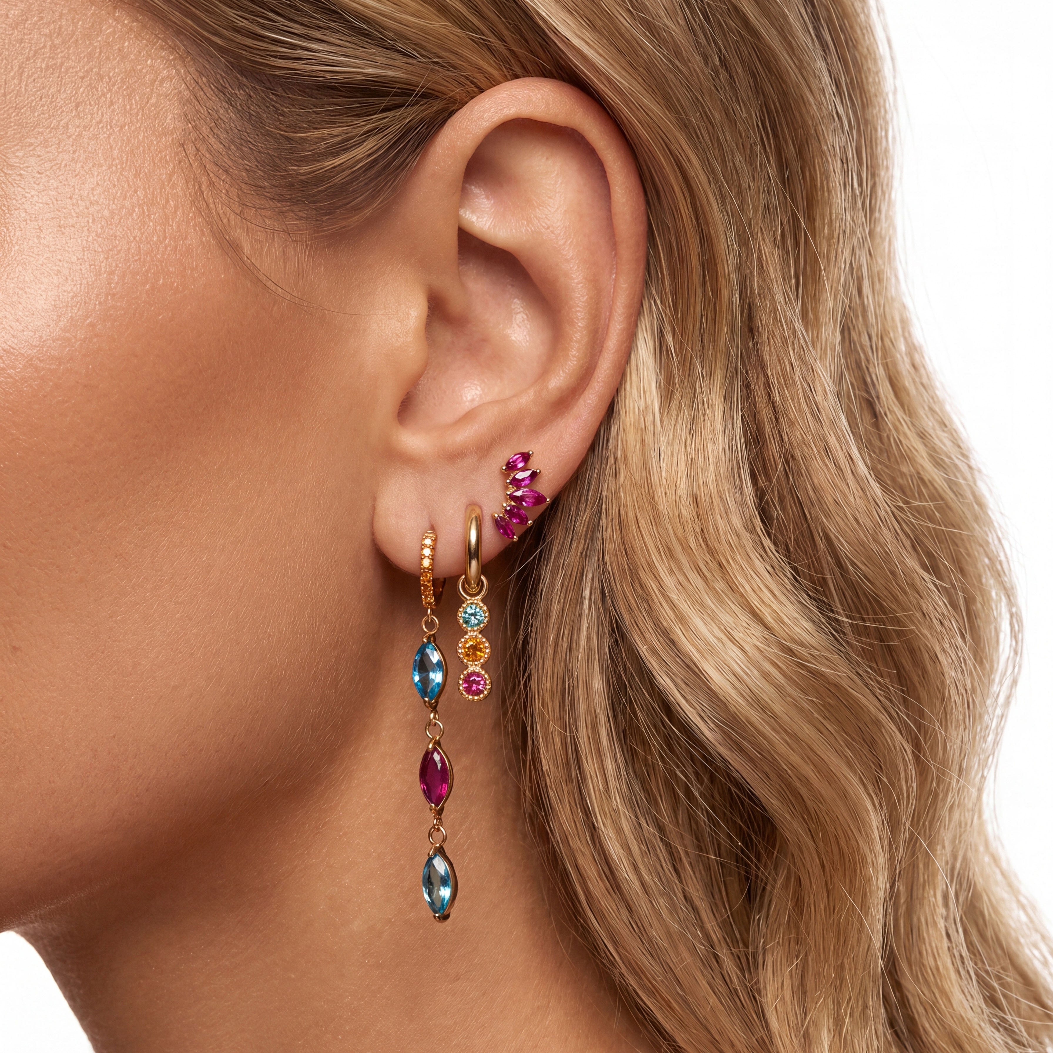 Fizzy Earrings Blue