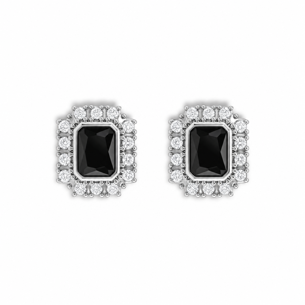 Noir Earrings – zilver