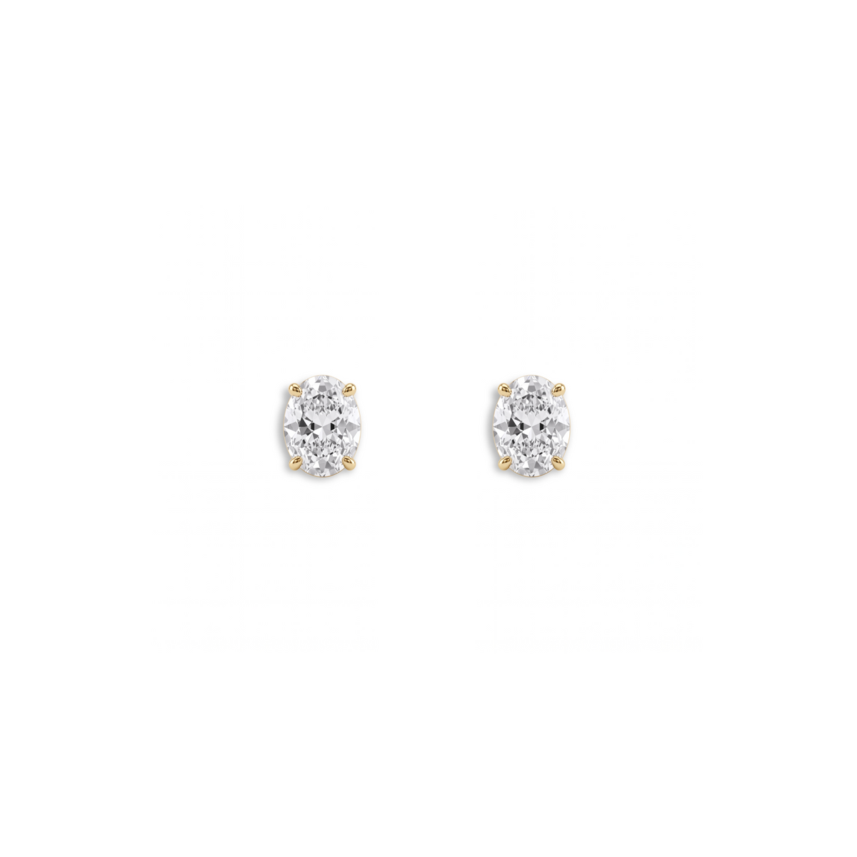 Oval Earrings – goud
