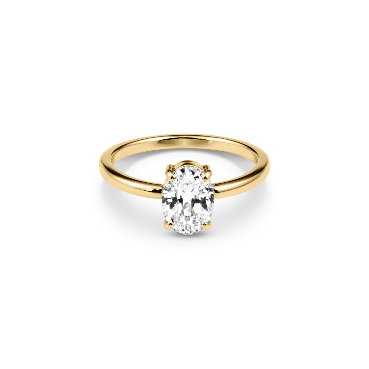 Oval Ring – goud
