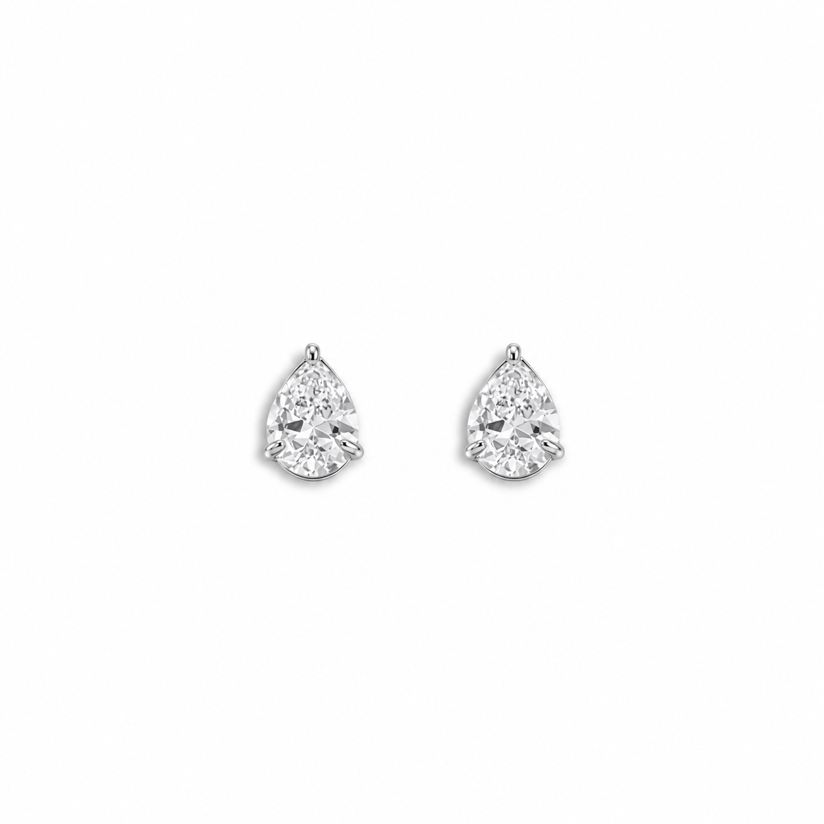 Pear Earrings 10 mm – zilver