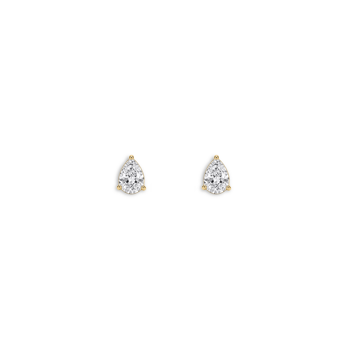 Pear Earrings 7 mm – goud