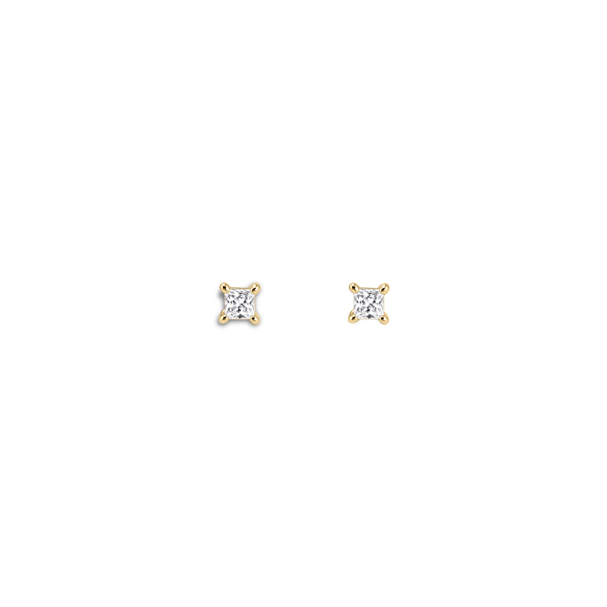 Princess Earrings 3 mm – goud