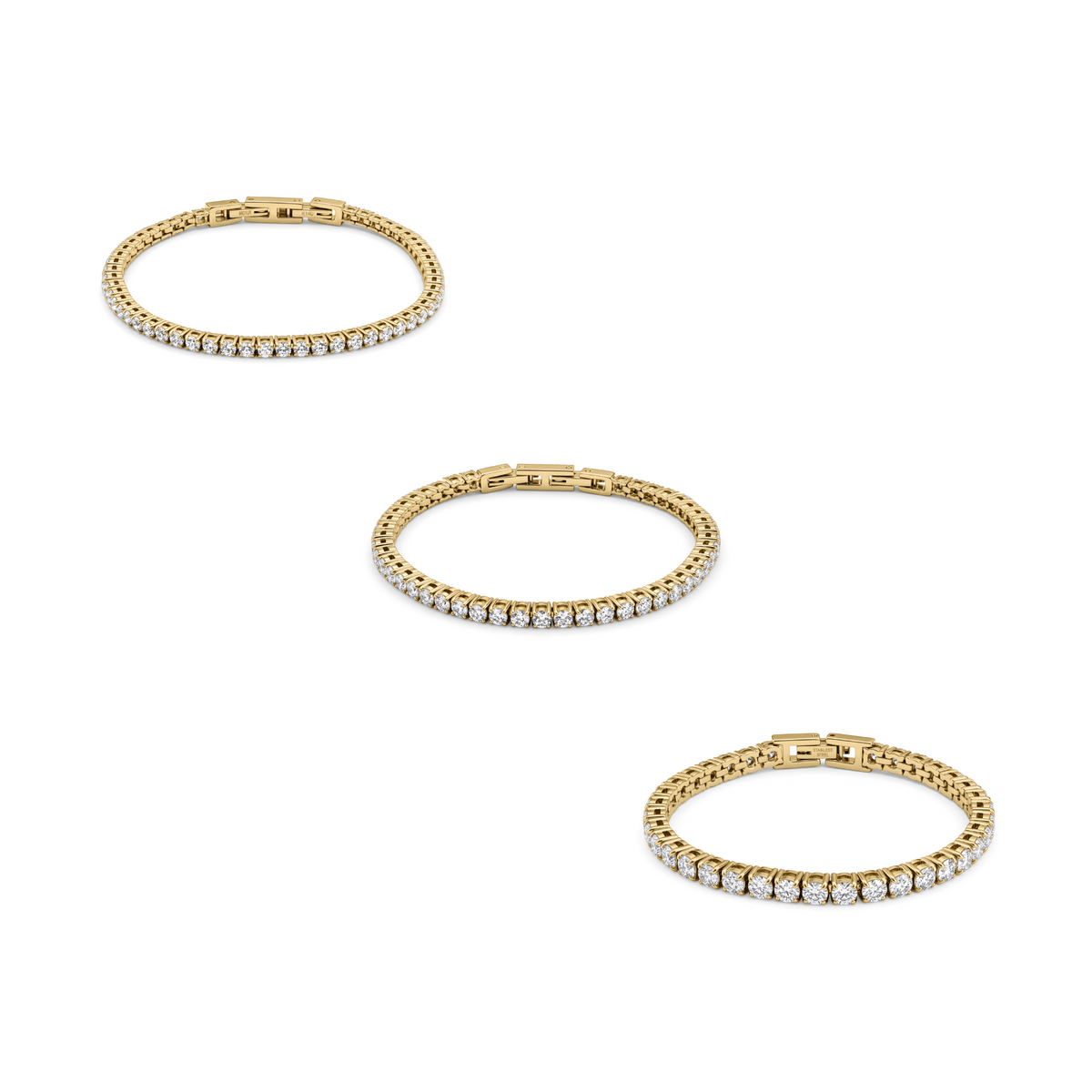 The Grand Trio Set – goud