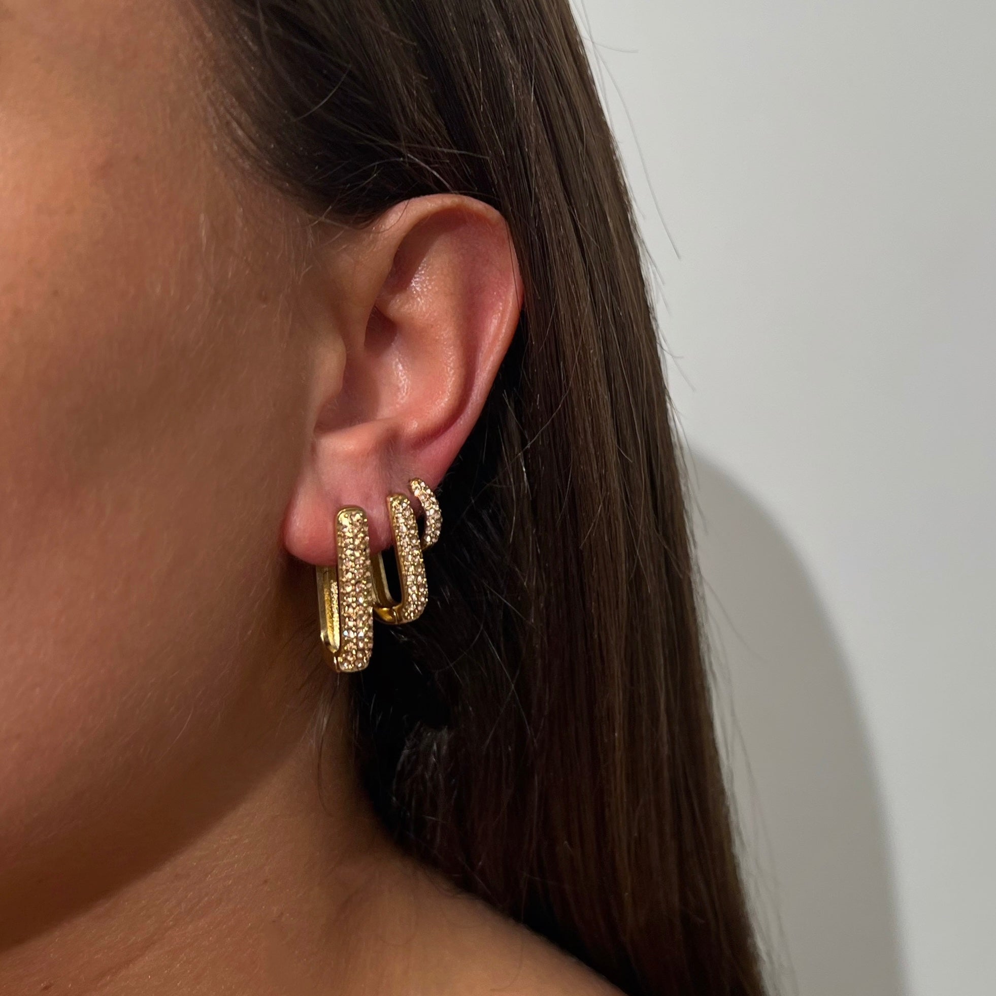 Glam Earrings Medium Golden